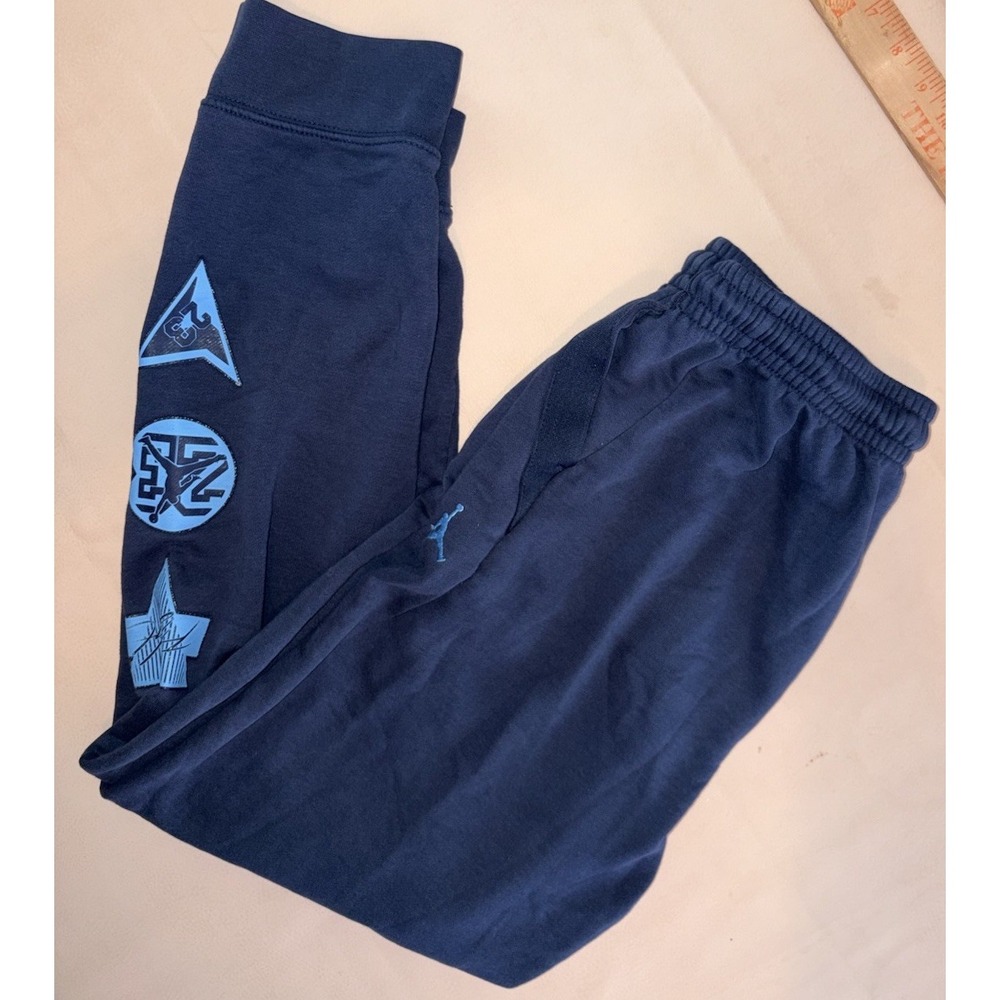Jordan See Me Shine Jogger Sweatpants Youth XL 13-15 Navy Blue Nike Jumpman